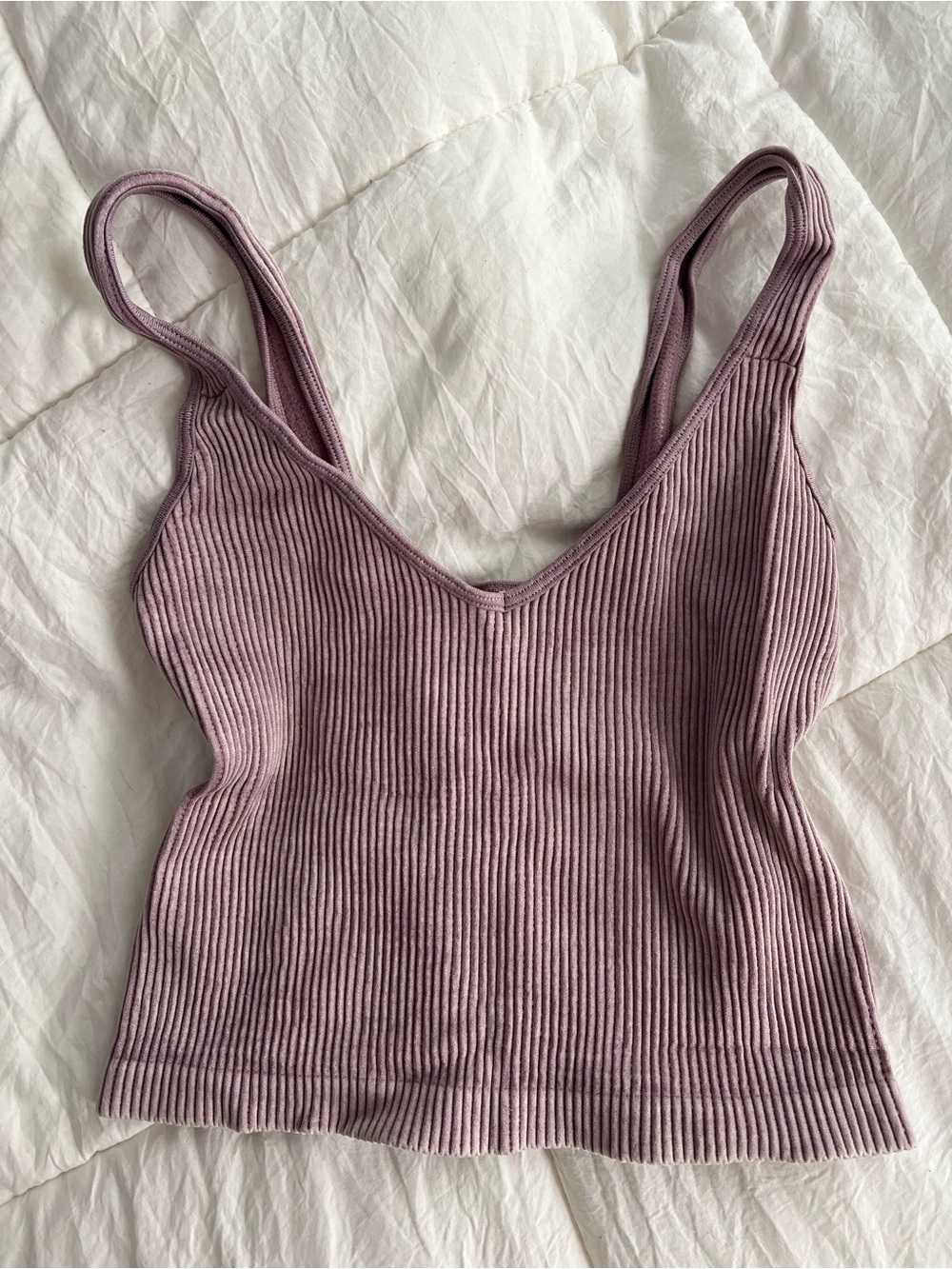 Ribbed Active Crop Top